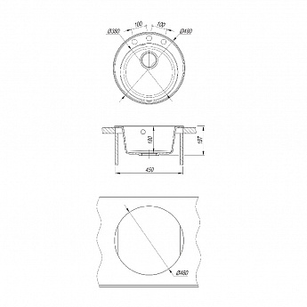 картинка Мойка для кухни Dr. Gans Smart ПИОН-480 