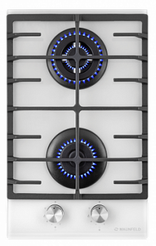 картинка Газовая варочная панель Maunfeld EGHG.32.63CW/G белый  картинка Газовая варочная панель Maunfeld EGHG.32.63CW/G белый