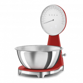 картинка Кухонные весы Smeg KSF01RDWW  картинка Кухонные весы Smeg KSF01RDWW