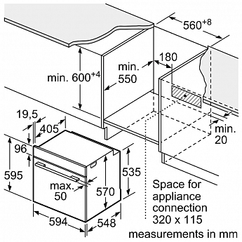 картинка Электрический духовой шкаф Bosch HJG852YB0T черный 