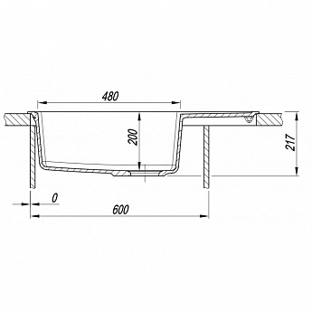 картинка Мойка для кухни Florentina ЛИПСИ 780 XL 