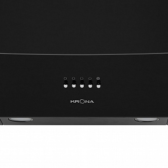 картинка Кухонная вытяжка Krona INGA 600 black push button 