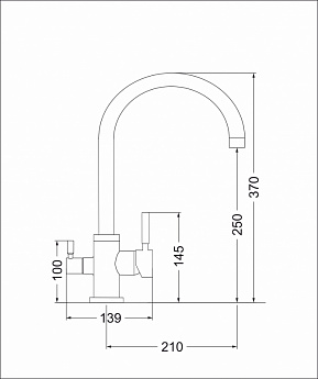 картинка Смеситель Emar EC-3007  картинка Смеситель Emar EC-3007