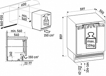 картинка Морозильная камера встраиваемая Liebherr SUFc 3703-20 001 