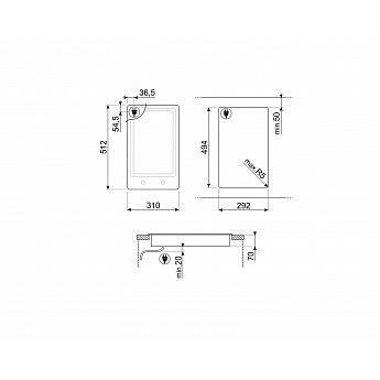 картинка Гриль электрический Smeg PGF30T-1  картинка Гриль электрический Smeg PGF30T-1