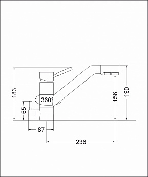 картинка Смеситель Emar EC-3008  картинка Смеситель Emar EC-3008