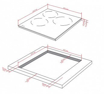 картинка Электрическая варочная панель Monsher MHE 43 